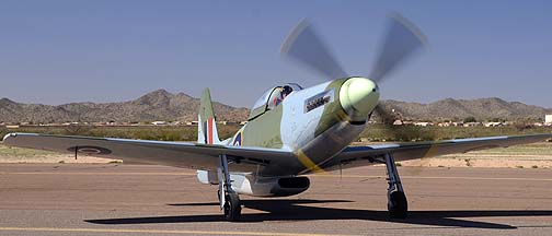 North American P-51H Mustang N49WB, Cactus Fly-in, March 3, 2012